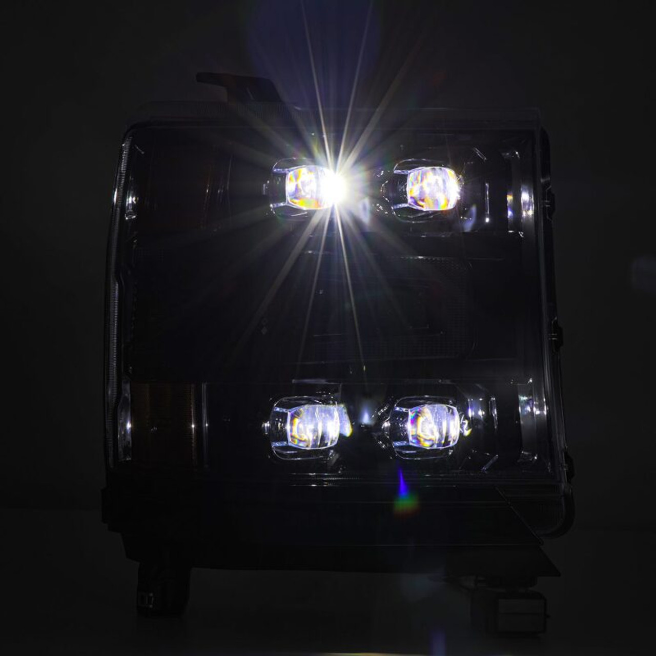 AlphaRex 16-18 Chevy 1500HD NOVA-Series LED Proj Headlghts Alpha BK Atv Lgt/SeqSig & DRL(Req 810023) - 880236 User 5