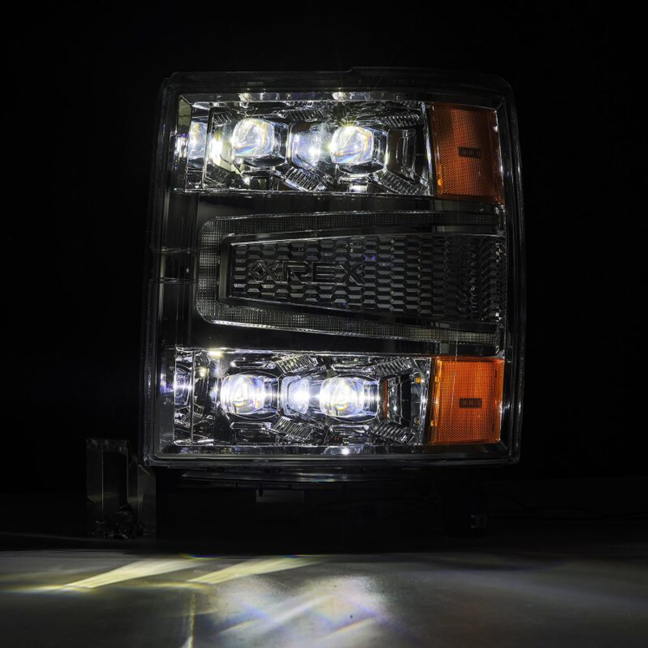 AlphaRex 04-15 Chevy 1500HD NOVA-Series LED Proj Headlights Chrome w/Activ Light/Seq Signal & SB DRL - 880240 User 5