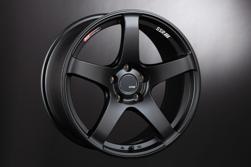 SSR GTV01 18x8.0 5x114.3 35mm Offset Flat Black Wheel RSX / Civic FD FA / SC300 SC400 - T418800+3505GMB Photo - Primary