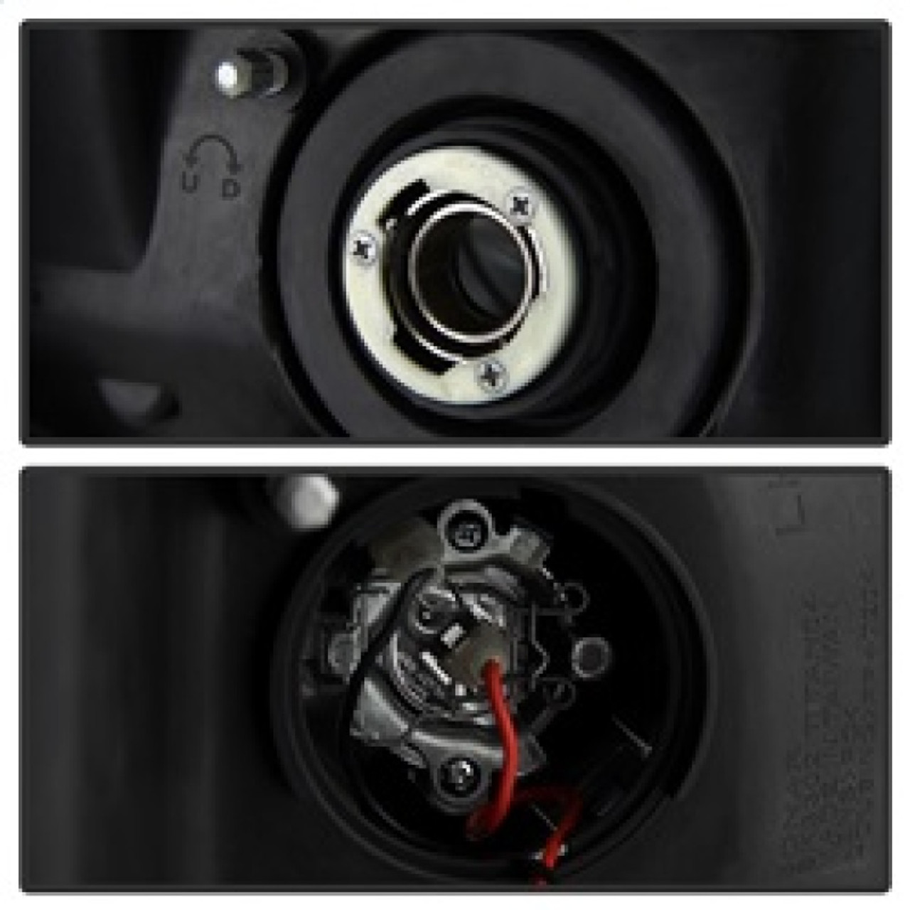 Spyder Nissan Titan 04-14/Armada 04-07 Projector Headlights LED Halo LED Chrm PRO-YD-NTI04-HL-C - 5011589