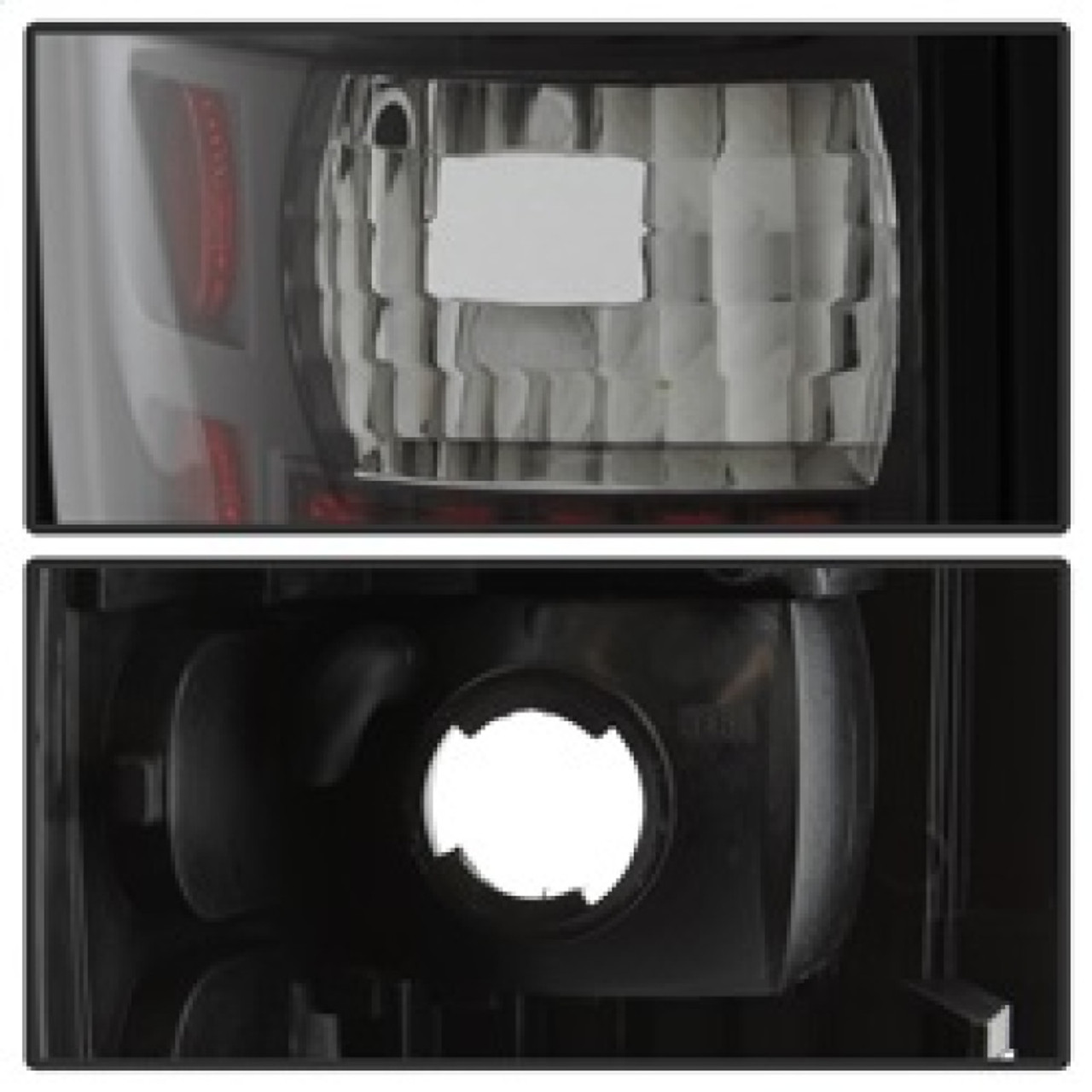 xTune Dodge Ram 1500/2500/3500 94-01 Euro Style Tail Lights Black ALT-ON-DRAM94-BK - 5012753