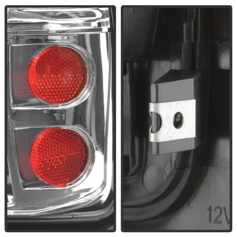 xTune Dodge Ram 1500/2500/3500 94-01 Euro Style Tail Lights Chrome ALT-ON-DRAM94-C - 5012760