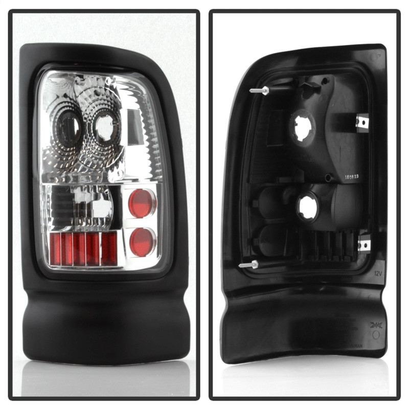 xTune Dodge Ram 1500/2500/3500 94-01 Euro Style Tail Lights Chrome ALT-ON-DRAM94-C - 5012760