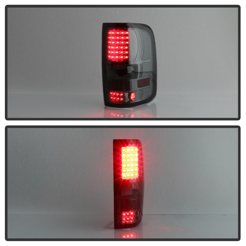 xTune Ford F150 Styleside 04-08 (Not Fit Heritage & SVT) LED Tail Lights Smoke ALT-ON-FF15004-LED-SM - 5012920