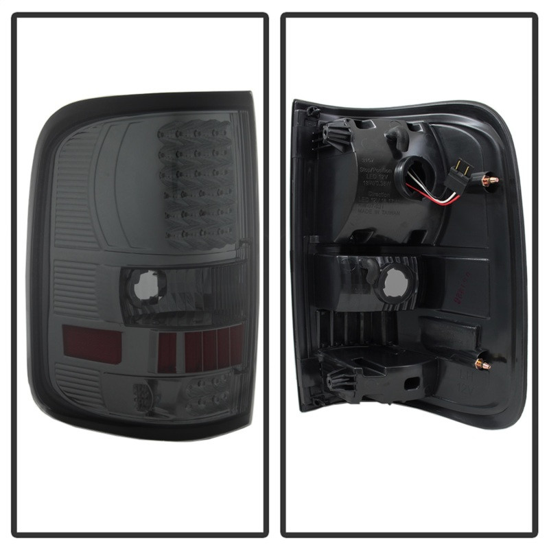 xTune Ford F150 Styleside 04-08 (Not Fit Heritage & SVT) LED Tail Lights Smoke ALT-ON-FF15004-LED-SM - 5012920