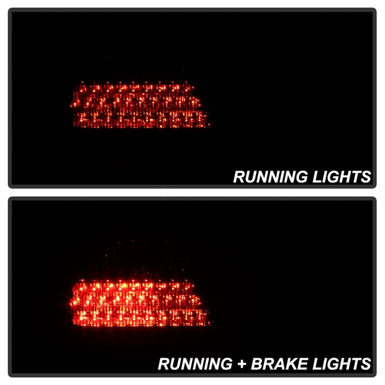 xTune Mercedes Benz W210 E-Class 96-02 LED Tail Lights Red Smoke ALT-CL-MBW210-LED-RSM - 5020659