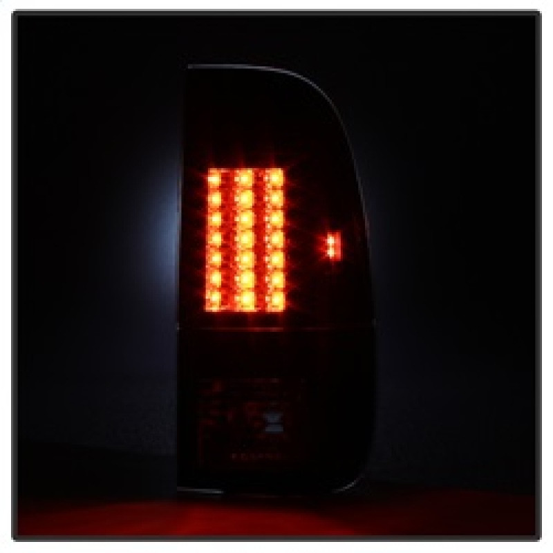 Spyder Ford Super Duty 08-15 Version 2 LED Tail Lights Black ALT-YD-FS07-LED-G2-BK - 5029188