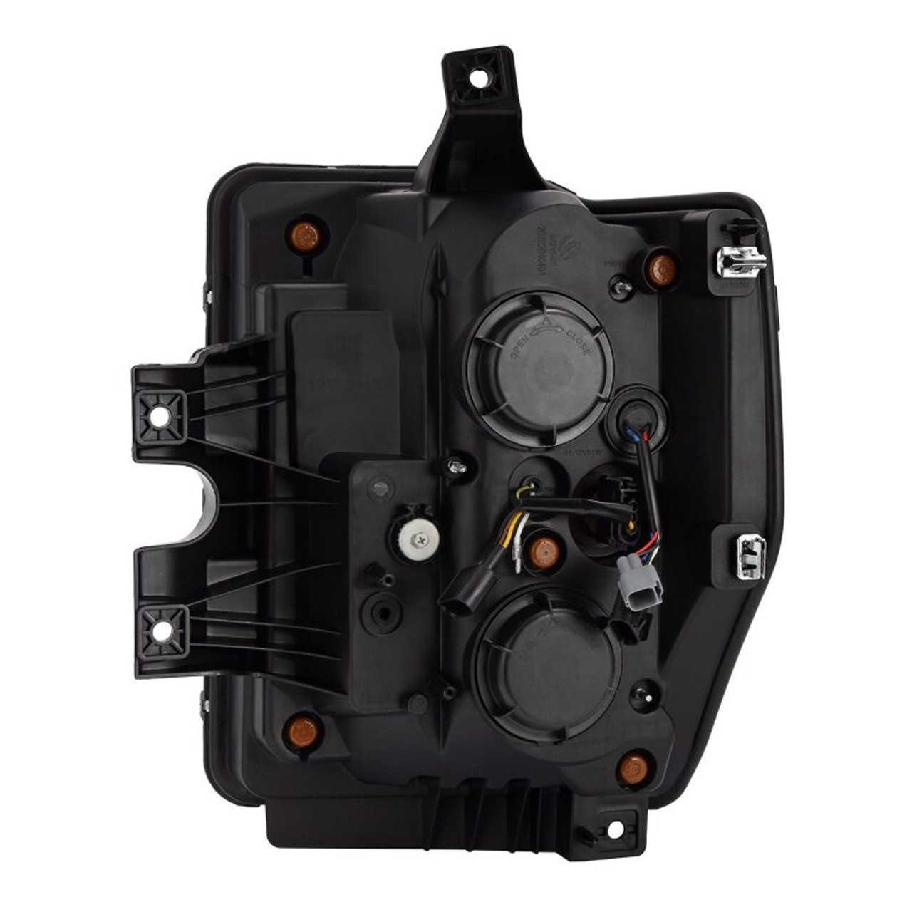 AlphaRex 08-10 Ford F250-550 PRO-Series Projector headlights Black w/Activ Light/Seq Signal - 880308 User 1