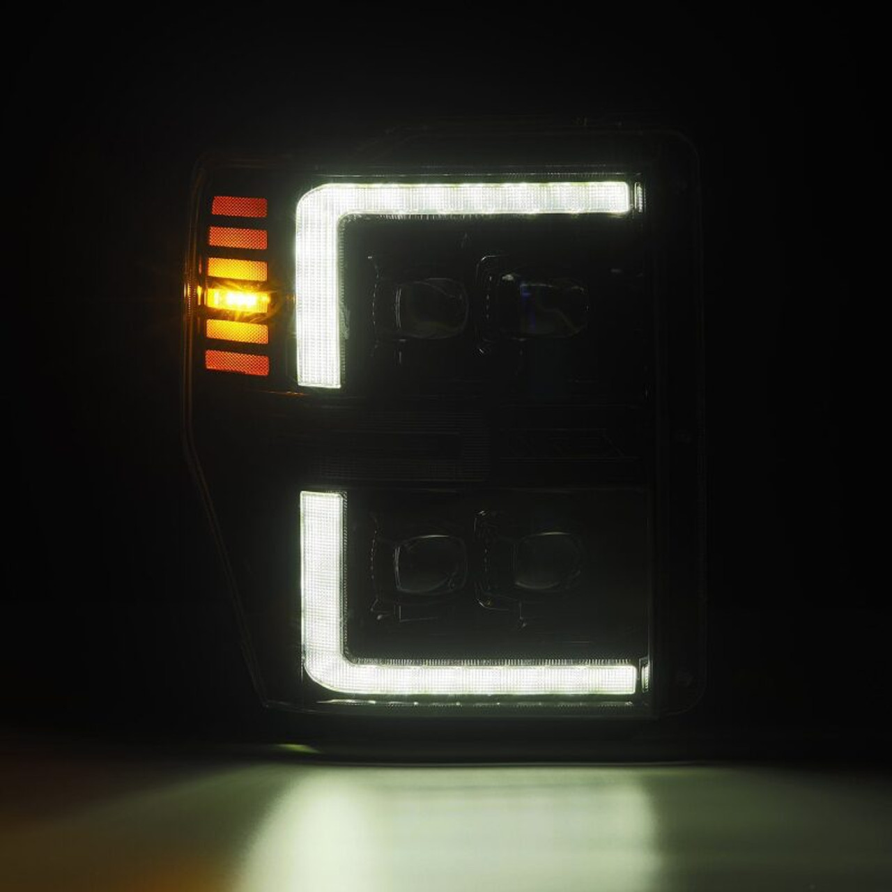 AlphaRex 08-10 Ford F250-550 NOVA-Series LED Projector Headlights Alpha-Blk w/Activ Light/Seq Signal - 880311 User 3