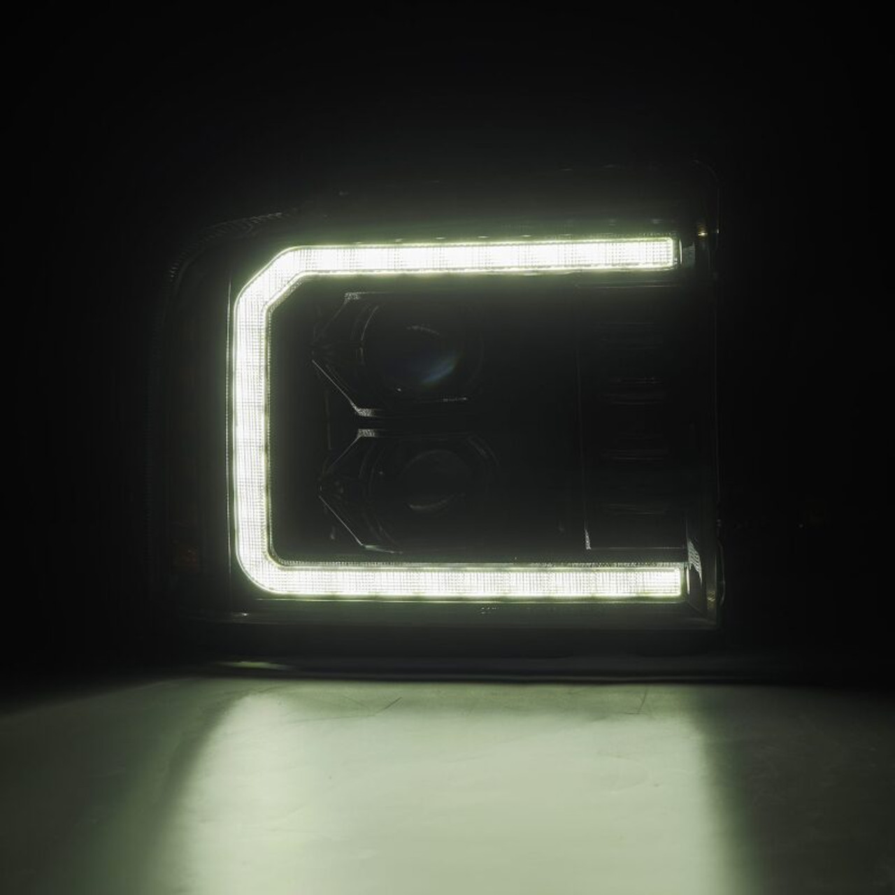 AlphaRex 05-07 Ford F250-550 PRO-Series Projector Headlights Alpha-Black - 880314 User 2
