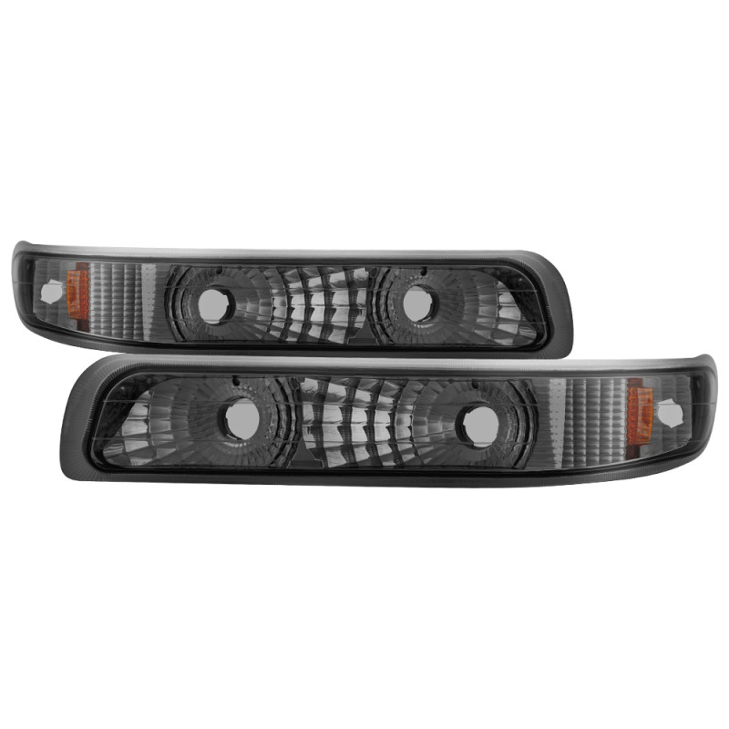 xTune Chevy Silverado 99-02 Amber Reflector Bumper Lights Smoke CBL-JH-CS99-AM-SM - 5064288