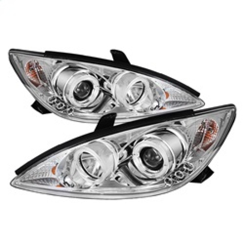 Spyder Toyota Camry 02-06 Projector Headlights LED Halo LED Chrome High H1 Low H1 PRO-YD-TCAM02-HL-C - 5064318