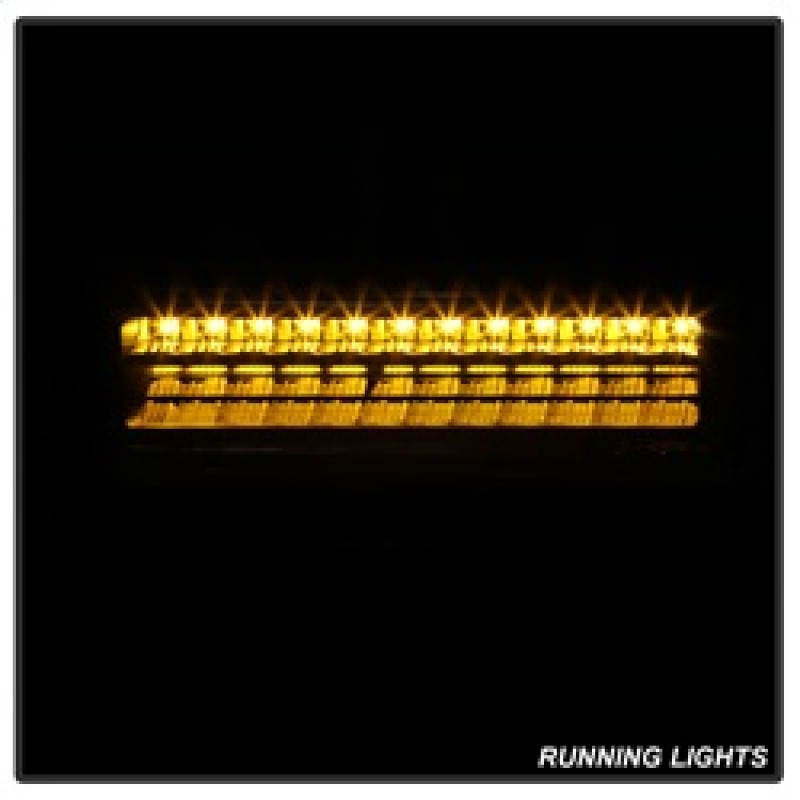 xTune 92-94 Blazer Full Size Corner/LED Bumper Headlights Black HD-JH-CCK88-LED-AM-BK-SET - 5069542