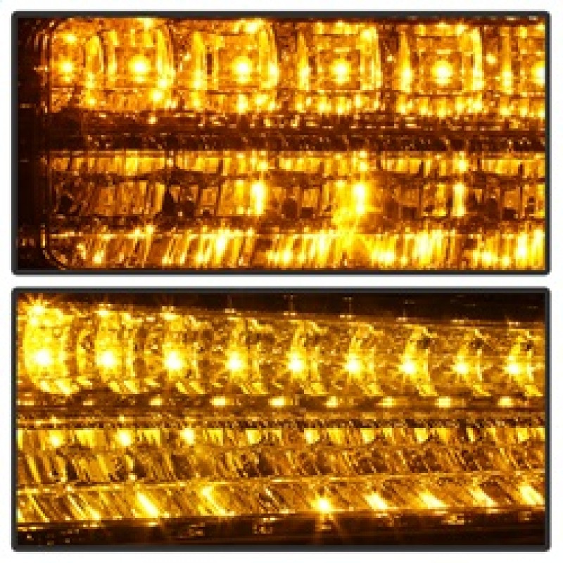 xTune 92-94 Blazer Full Size Corner/LED Bumper Headlights Chrome HD-JH-CCK88-LED-AM-C-SET - 5069559