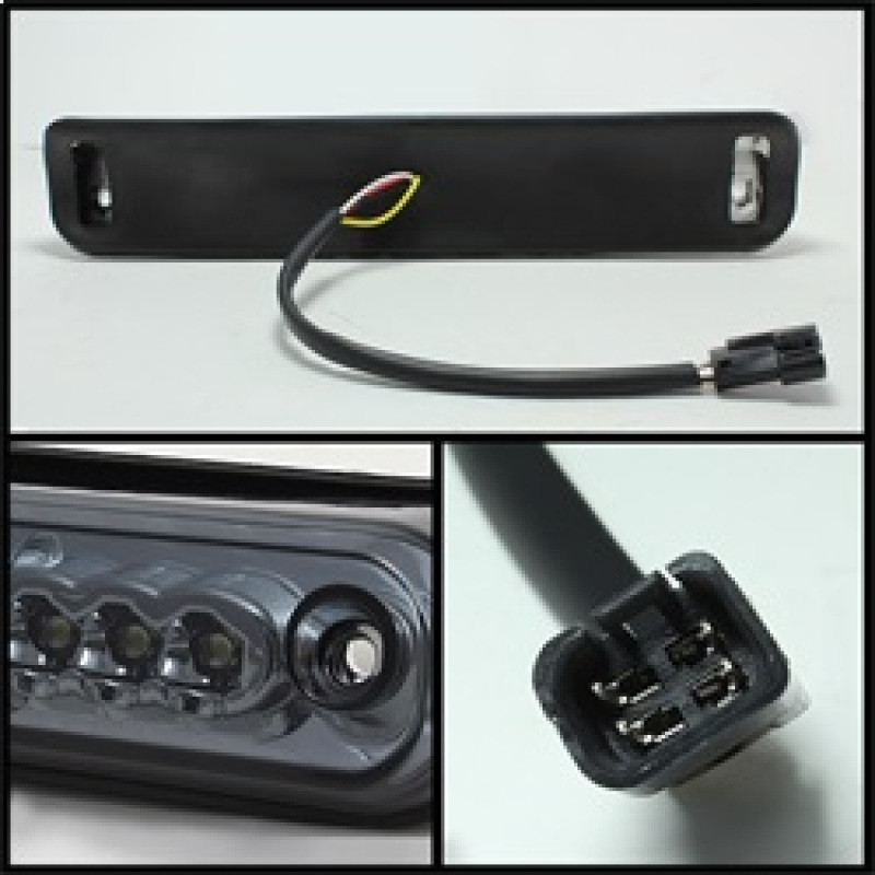 xTune Chevy GMC C10 / Ck Series Sierra Silverado 88-98 LED 3rd Brake Light Smoke BKL-CCK88-LED-SM - 5072405