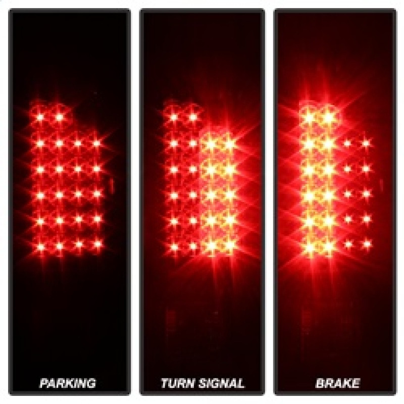 xTune Dodge Ram 02-06 1500 / Ram 2500/3500 03-06 LED Tail Light Black ALT-JH-DR02-LED-BK - 5072979