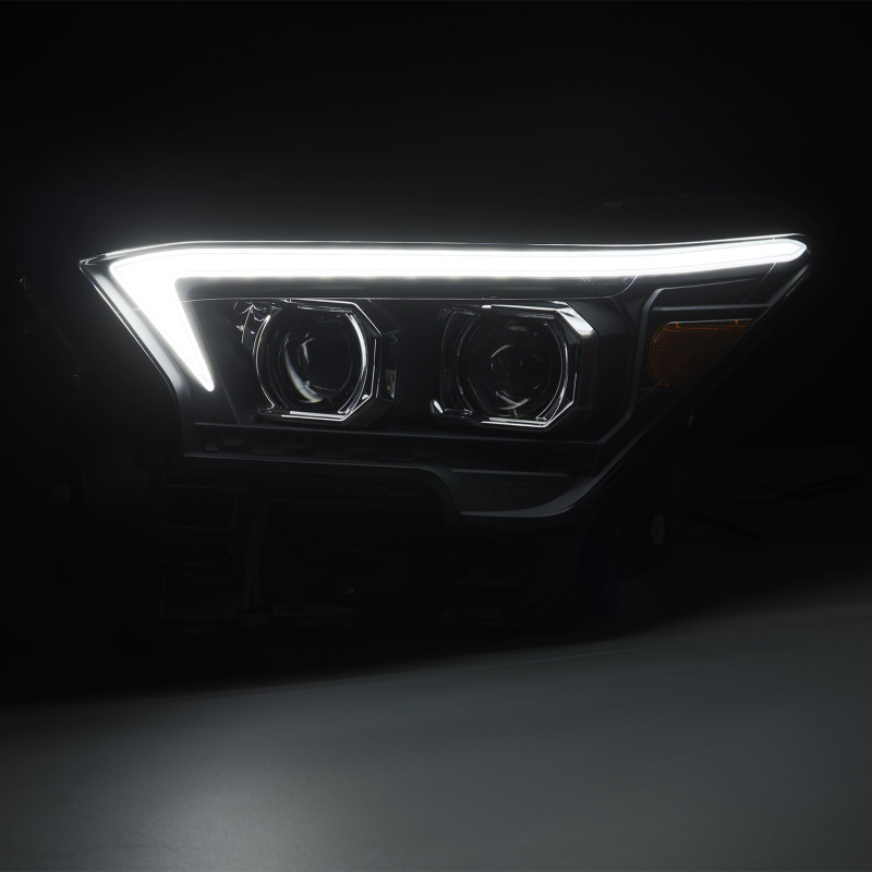 AlphaRex 23-24 Toyota Tacoma LUXX-Series LED Proj Headlights Blk w/Actv Light & Seq. Sig + DRL - 880335 User 4