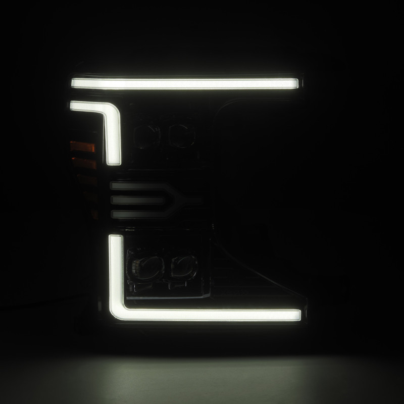 AlphaRex 20-22 Ford F-250/350/450 SD NOVA-Series LED Proj Headlights Alpha-Bk w/Acv Light SS & SBDRL - 880340 User 3