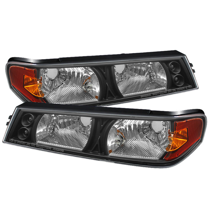 xTune Chevy Colorado 04-12 / GMC Canyon 04-12 Bumper Lights Black CBL-YD-CCO04-BK - 5074300