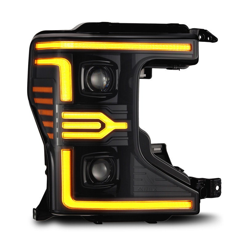 AlphaRex 20-22 Ford F-250/350/450 SD LUXX-Series LED Proj Headlights Alpha-Bk w/Acv Light SS & SBDRL - 880343 User 6
