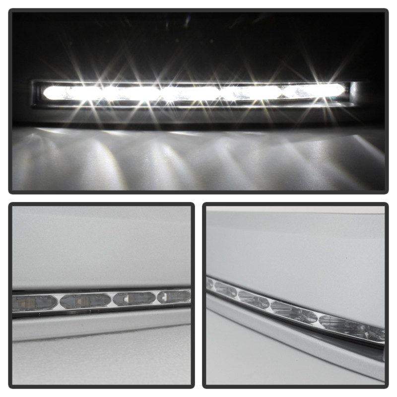 Spyder Toyota Tundra 07-13 Daytime LED Running Lights wo/switch Silver FL-DRL-TTU07-SIL - 5077738