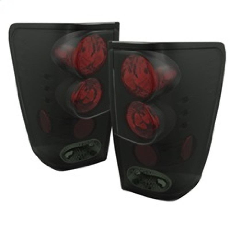 Spyder Nissan Titan 04-14 Euro Style Tail Lights Black Smoke ALT-YD-NTI04-BSM - 5078223