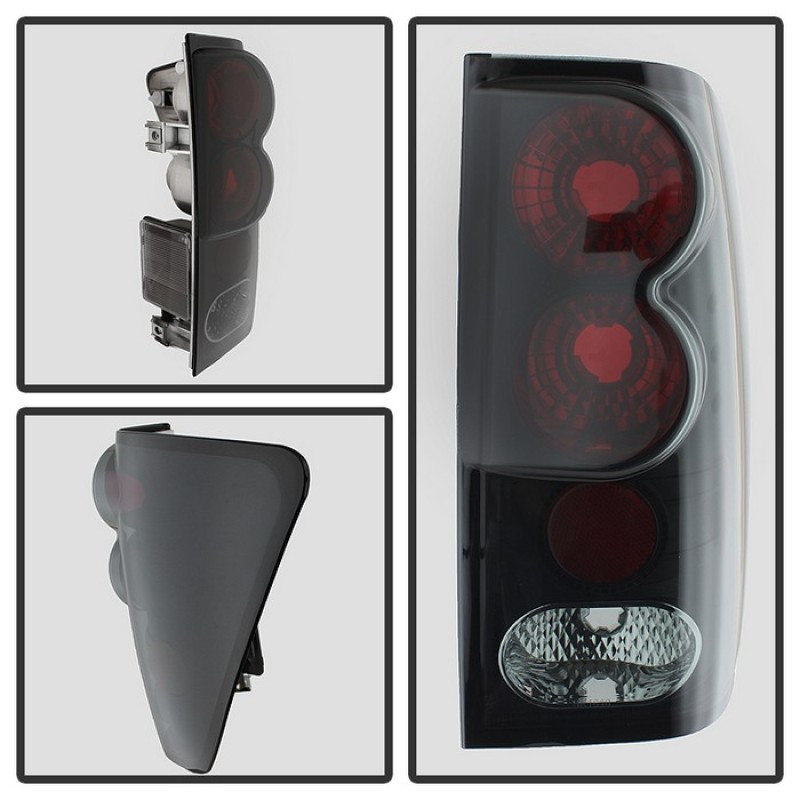 Spyder Nissan Titan 04-14 Euro Style Tail Lights Black Smoke ALT-YD-NTI04-BSM - 5078223