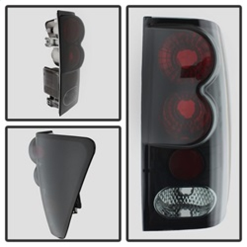 Spyder Nissan Titan 04-14 Euro Style Tail Lights Black Smoke ALT-YD-NTI04-BSM - 5078223