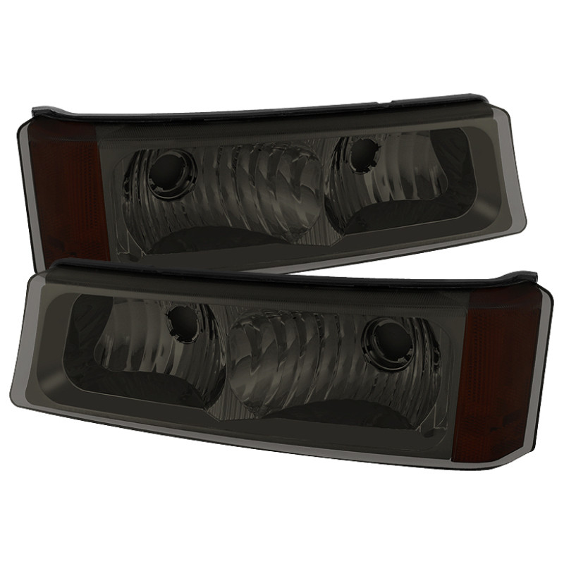 xTune Chevy Silverado 03-06 Bumper Lights Smoke CBL-JH-CSIL03-AM-SM - 5079381