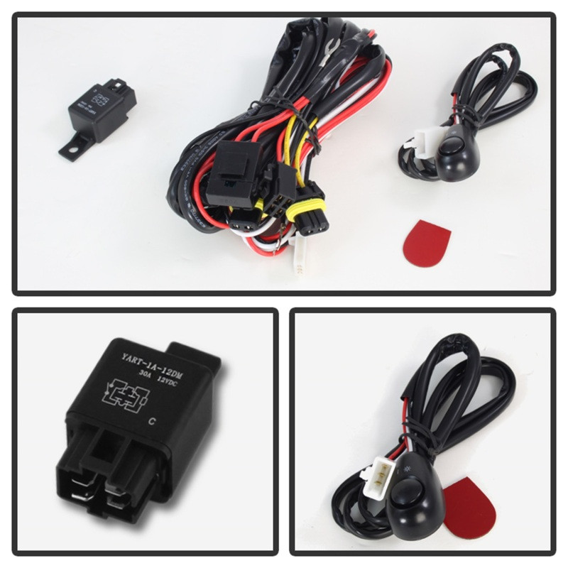 Spyder Ford F250 F350 F450 F550 XLT 2011-2016 OEM Style Fog Lights W/Switch Smoke FL-FF25011-SM - 5079725