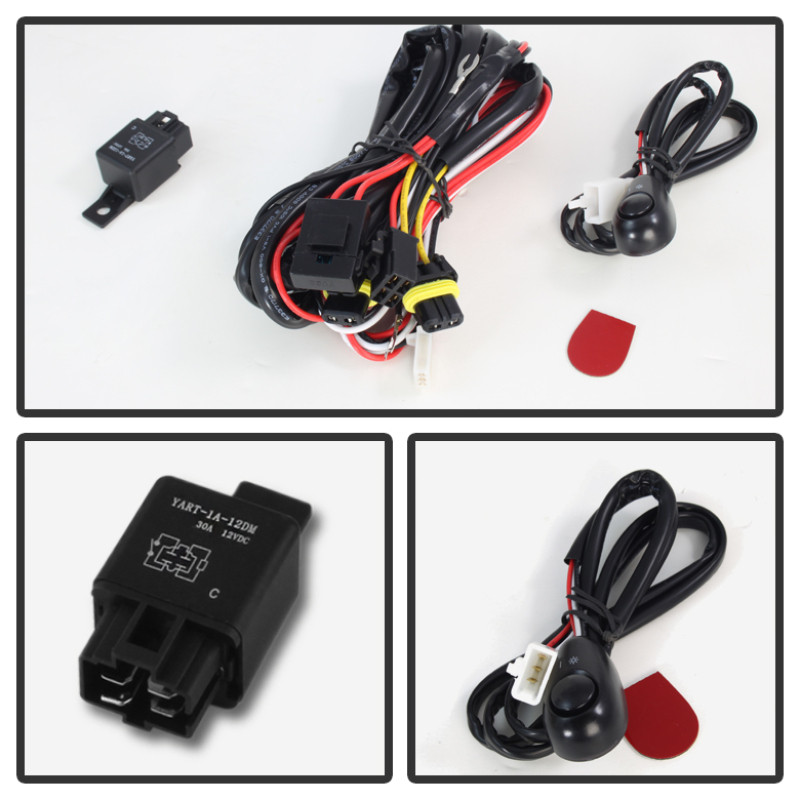 Spyder Ford F250 F350 F450 F550 XLT 2011-2016 OEM Style Fog Lights W/Switch Smoke FL-FF25011-SM - 5079725