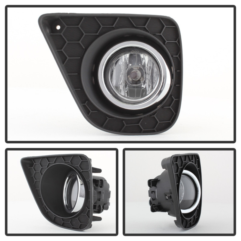 Spyder Honda Accord 2013-2015 2Dr OEM Fog Lights W/Switch- Clear FL-HA2013-2D-C - 5079855