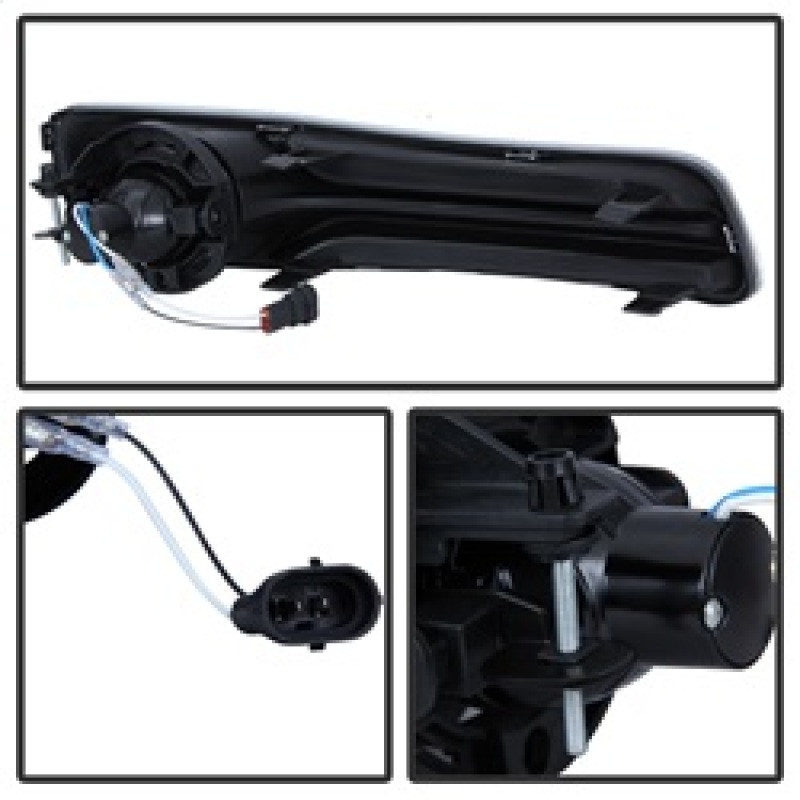 Spyder Chrysler 300 2011-2014 OEM Fog Light W/Universal Switch- Clear FL-C30011-C - 5080394