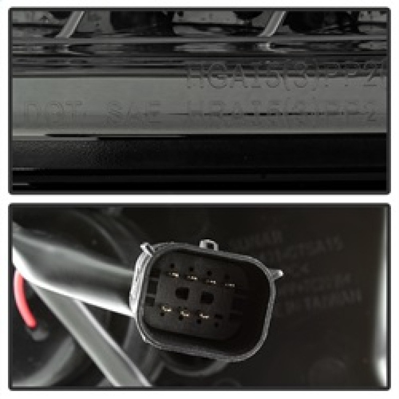 Spyder Chevy Tahoe / Suburban 2015 -2016 Projector Headlights - DRL LED - Smoke PRO-YD-CTA15-DRL-SM - 5082558