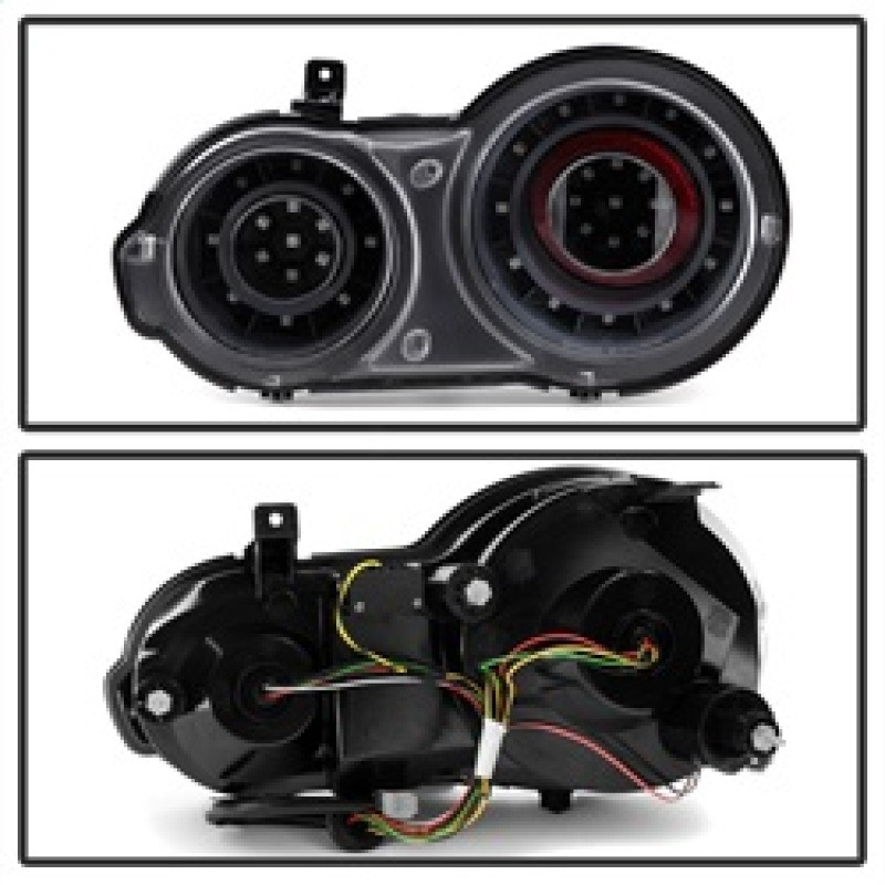 Spyder 09-15 Nissan GTR LED Tail Lights Black ALT-YD-NGTR09-LED-BK - 5083265