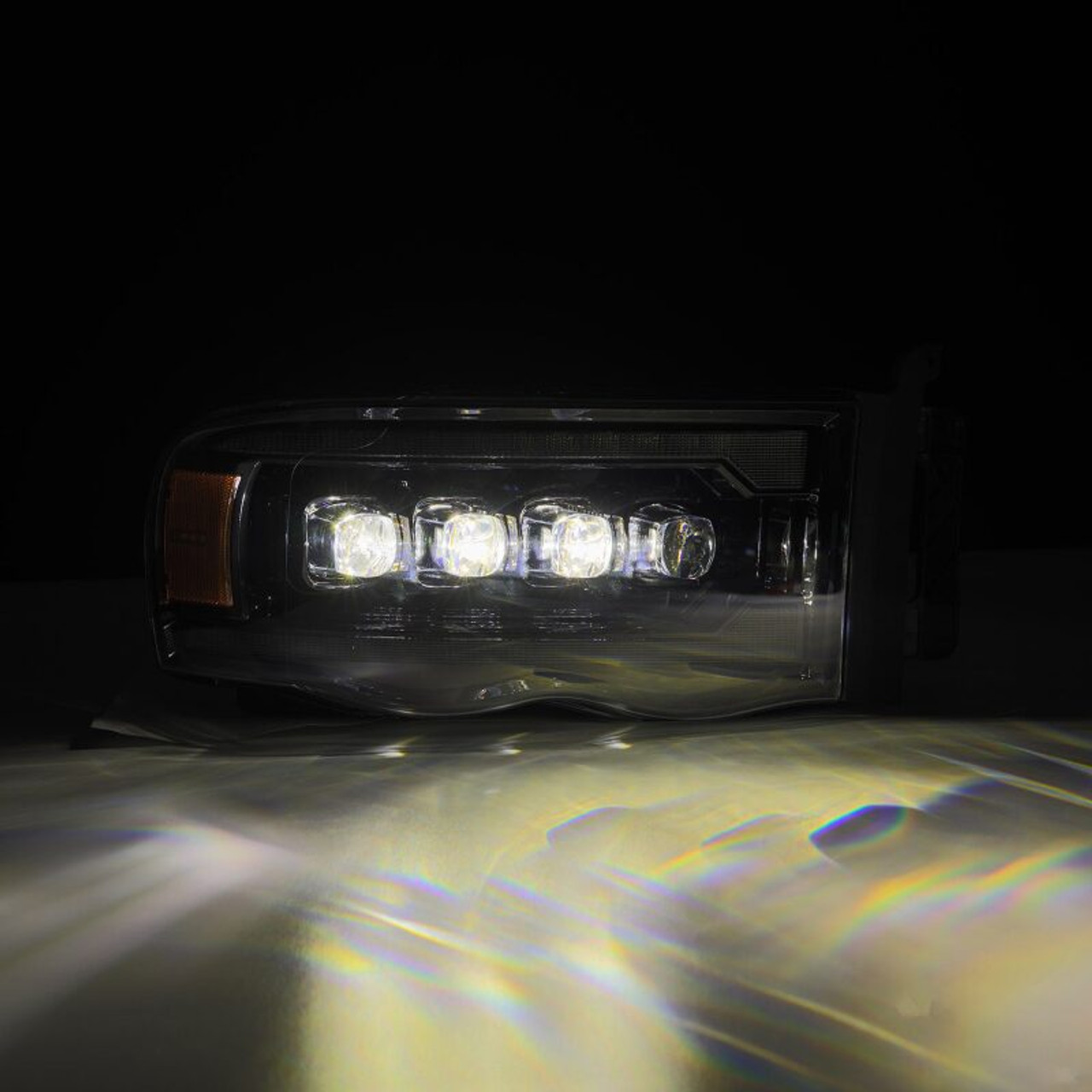 AlphaRex 02-05 Dodge Ram 1500 NOVA LED Proj Headlights Alpha Black w/Activ Light/Seq Signal - 880566 User 2