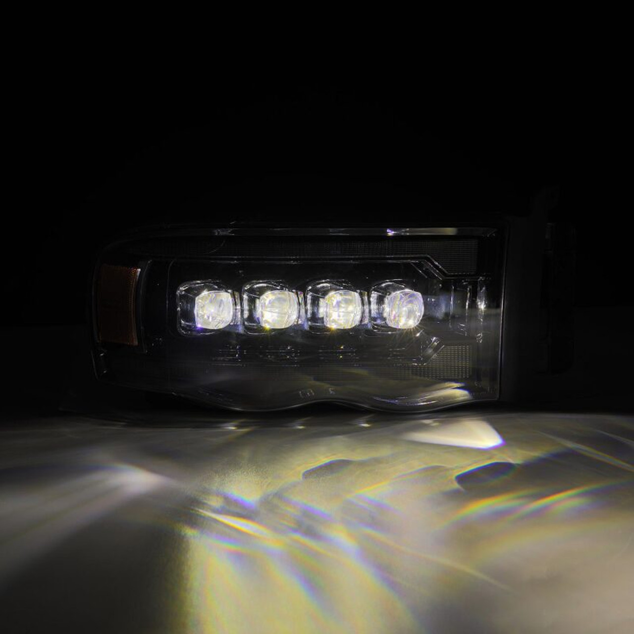 AlphaRex 02-05 Dodge Ram 1500 NOVA LED Proj Headlights Alpha Black w/Activ Light/Seq Signal - 880566 User 3