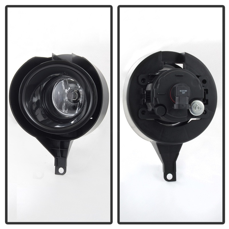 Spyder 05-16 Nissan Frontier Metal Chrome Bumper ONLY OEM Fog Lights w/Switch - Clear (FL-NF05-M-C) - 5084972