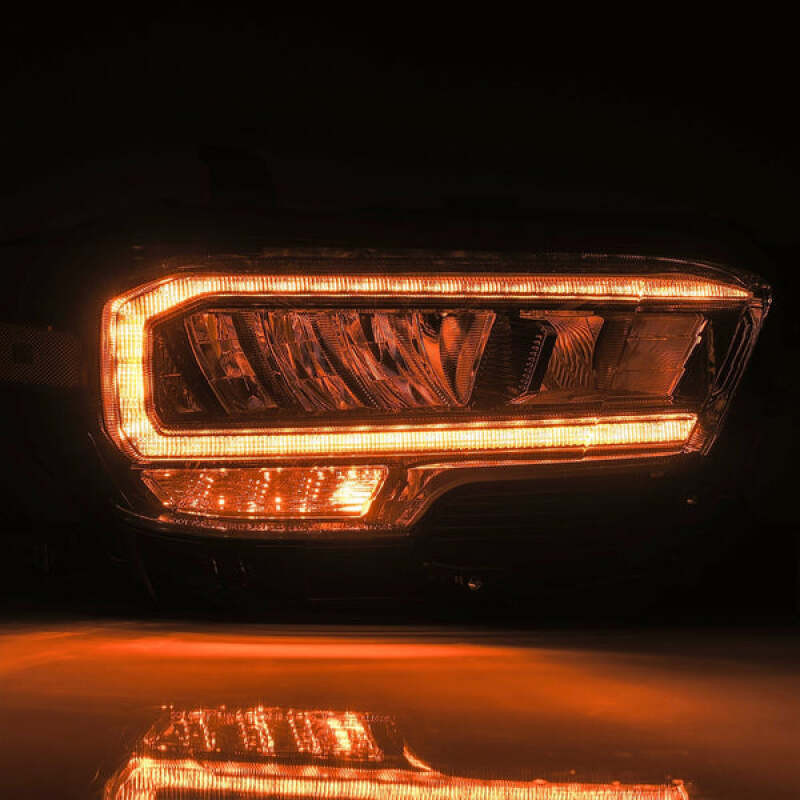 AlphaRex 16-23 Toyota Tacoma LUXX-Series LED Crystal Headlights - Alpha-Black - 880702 Photo - Primary