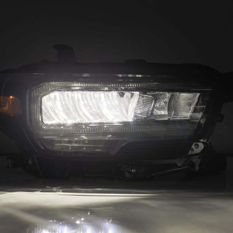 AlphaRex 16-23 Toyota Tacoma LUXX-Series LED Crystal Headlights - Alpha-Black - 880702 Photo - Primary