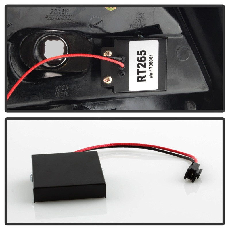 Spyder 12-14 Ford Focus 5DR LED Tail Lights - Black Smoke (ALT-YD-FF12-LED-BSM) - 5085146