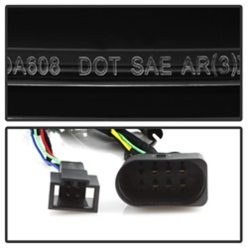 Spyder 09-12 Audi A6 LED Tail Lights - Black (ALT-YD-AA609-LED-BK) - 5085160