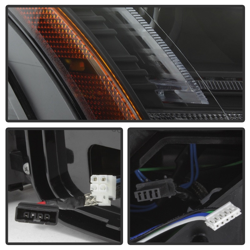 Spyder 08-15 Audi TT HID Xenon Projector Headlights w/Seq Turn Signal - Blk (PRO-YD-ATT08-HID-BK) - 5085542