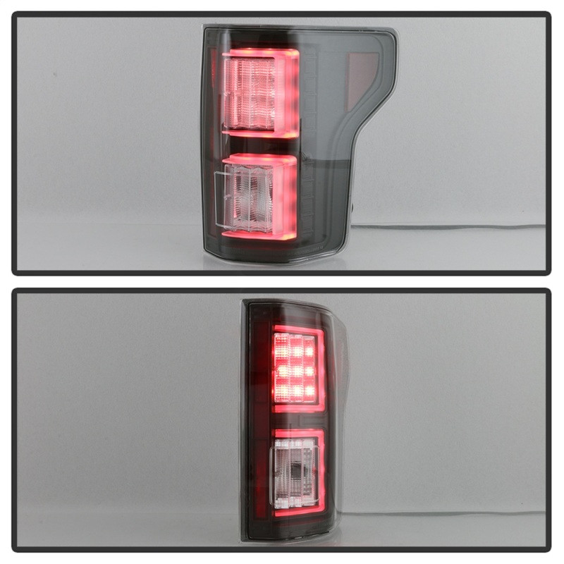 Spyder 18-19 Ford F-150 (w/o Blind Spot Sensor) LED Tail Lights - Black (ALT-YD-FF15018-LED-BK) - 5085689