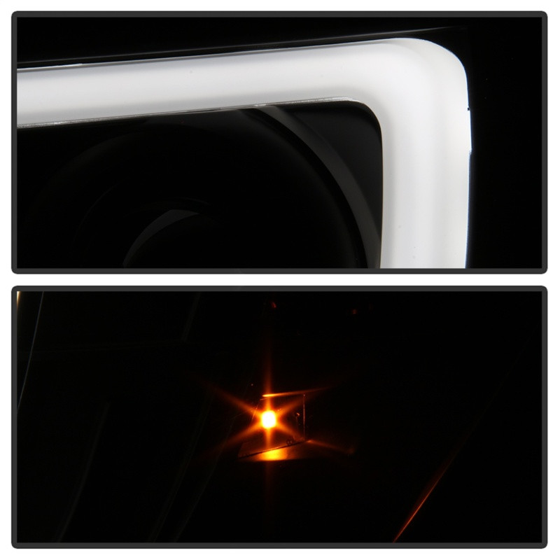 Spyder 05-11 Toyota Tacoma Ver 2 Proj Headlights - Light Bar DRL - Black Smoke PRO-YD-TT05V2-LB-BSM - 5085771