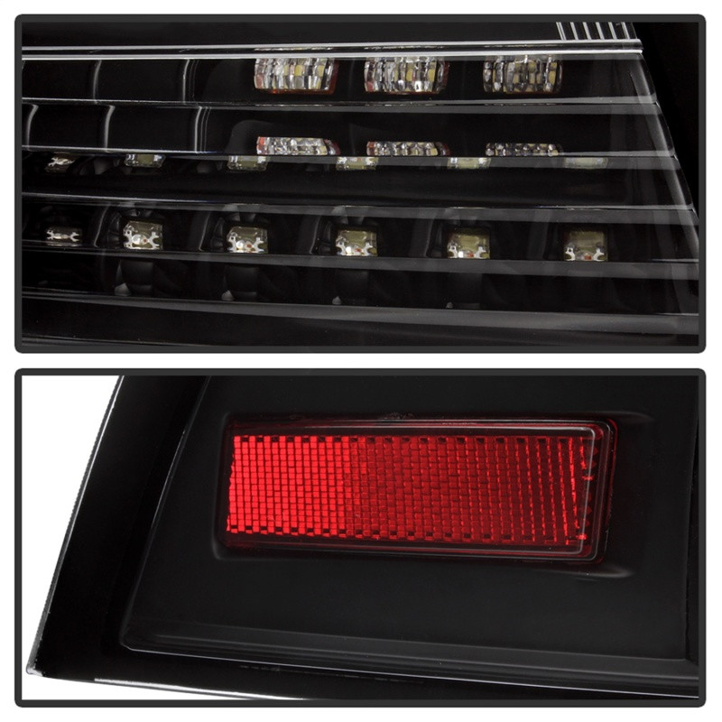 Spyder 08-09 Pontiac G8 Version 2 Light Bar LED Tail Lights - Black - ALT-YD-PG808V2-LB-BK - 5086068