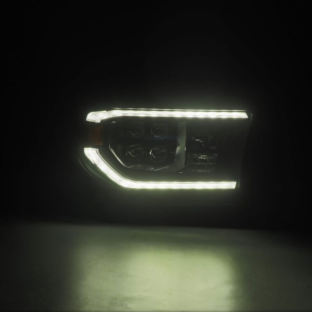AlphaRex 07-13 Toyota Tundra / 08-17 Sequoia NOVA LED Proj HL Black w/Actv Light Seq. Sig + DRL - 880818 User 5