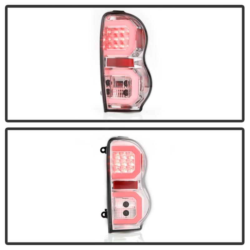 Spyder 04-09 Dodge Durango LED Tail Lights - Chrome ALT-YD-DDU04-LED-C - 5086525