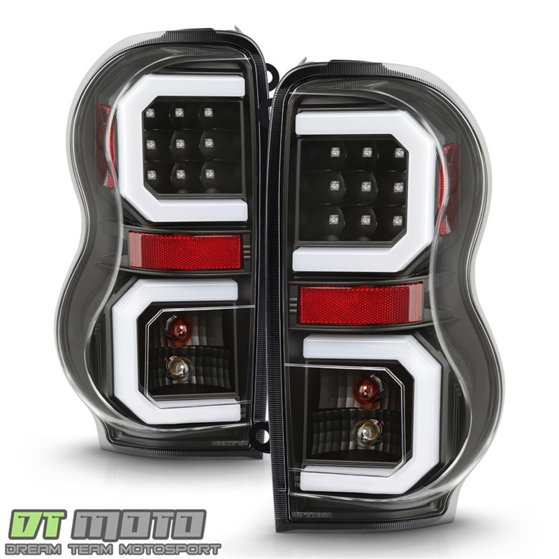 Spyder 04-09 Dodge Durango LED Tail Lights - Black ALT-YD-DDU04-LED-BK - 5086532