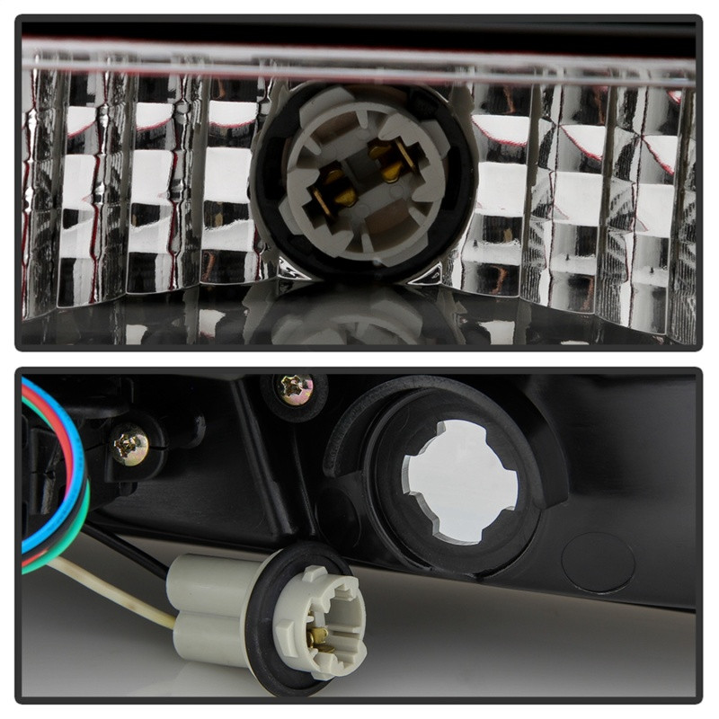 Spyder 05-09 Ford Mustang (Red Light Bar) LED Tail Lights - Black ALT-YD-FM05V3-RBLED-BK - 5086716